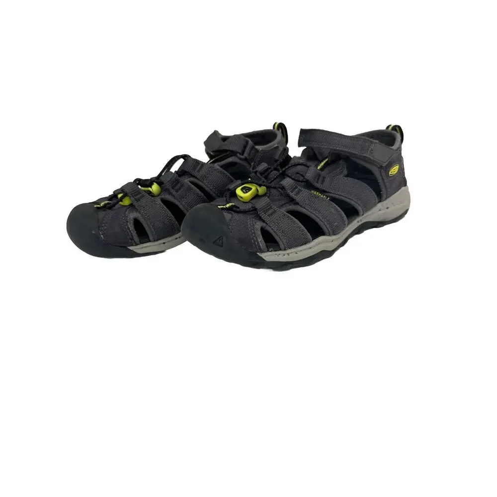 Keen Newport H2 Waterproof Hiking Sandals‎ Shoes Gray Kids Size 4 Washable